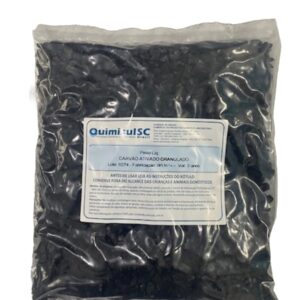 Carvão Ativado Granulado Casca De Coco - 1 Kg