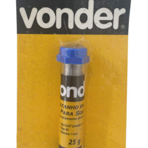 Estanho Em Fio, 1 Mm, 63 X 37, Com 25 G, Vonder Vdo2339
