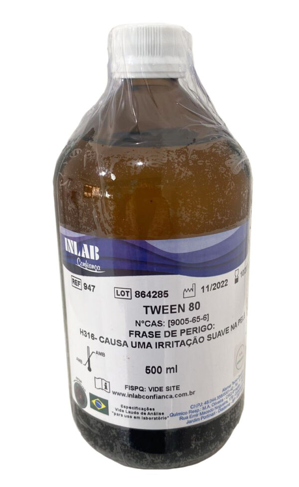 Tween 80 - Polissorbato - 500Ml
