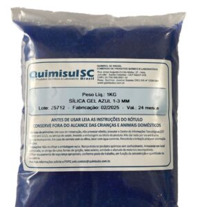 Sílica Gel Azul 1-3 Mm - 500G