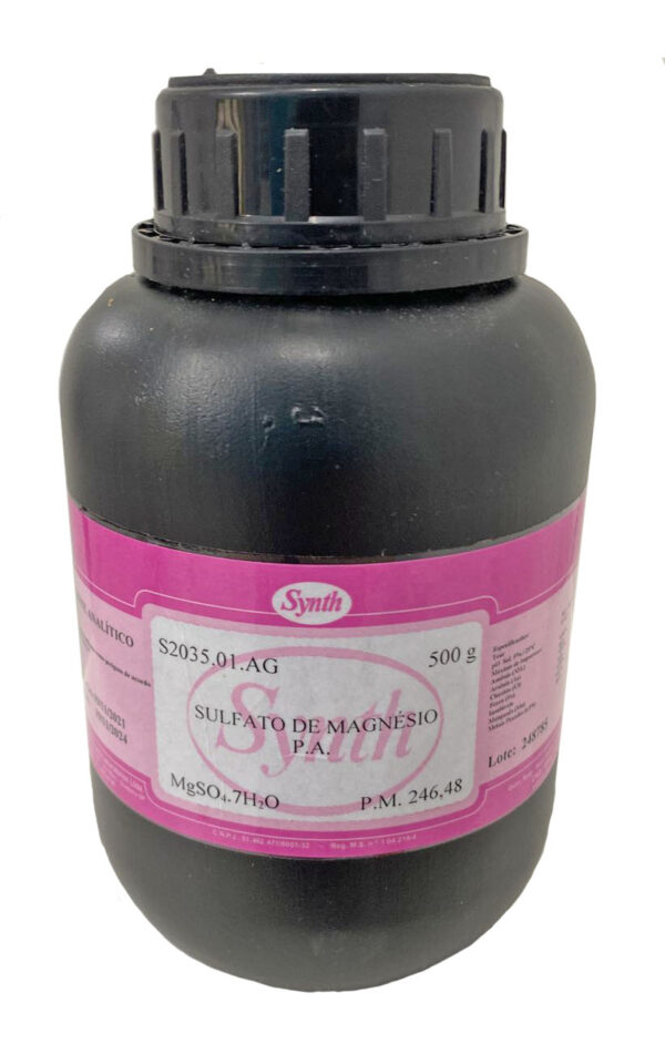 Sulfato De Magnésio Pa 500G - Synth