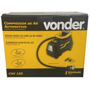 Compressor Ar Automotivo Cav150 12V Ou 127V/220V Biv Vonder