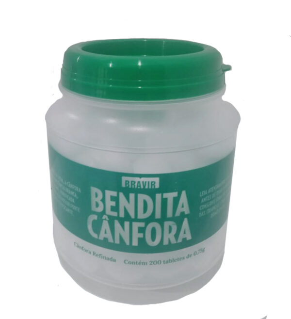 Bravir Cânfora Pastilhas Arredondadas Con 200 Multicolorido