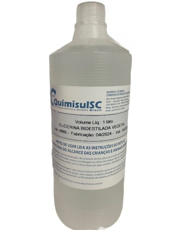 Glicerina Bidestilada Vegetal 1 Litro