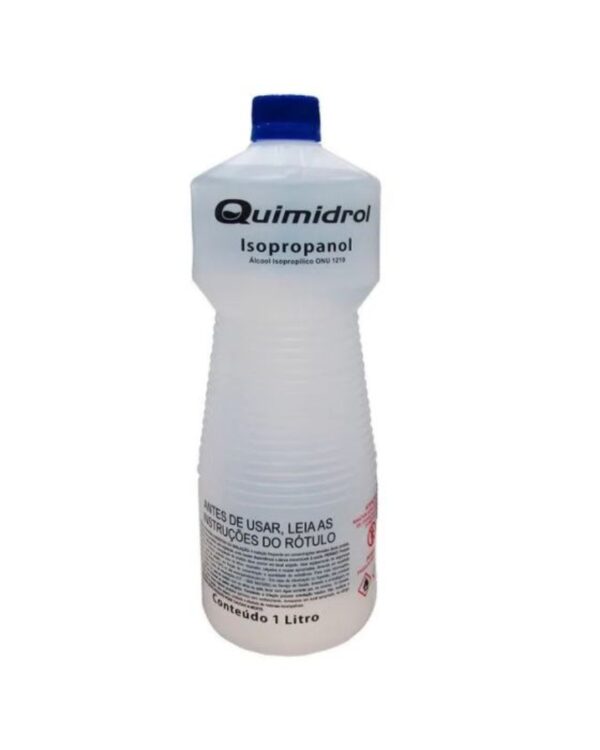 1 Litro Alcool Isopropylico Puro 99,8% Limpador De Uso Geral