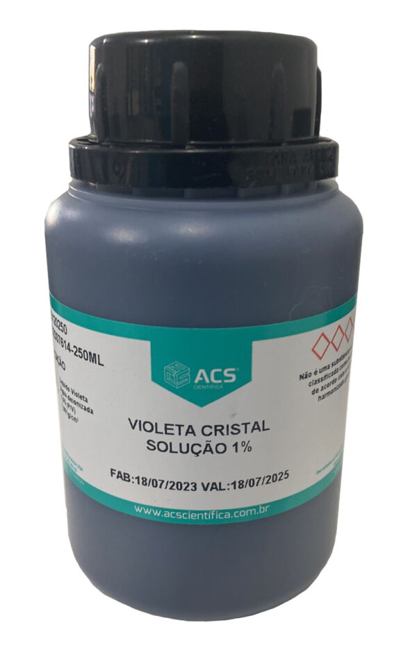 Violeta Genciana Cristal Solução 1% - 250Ml