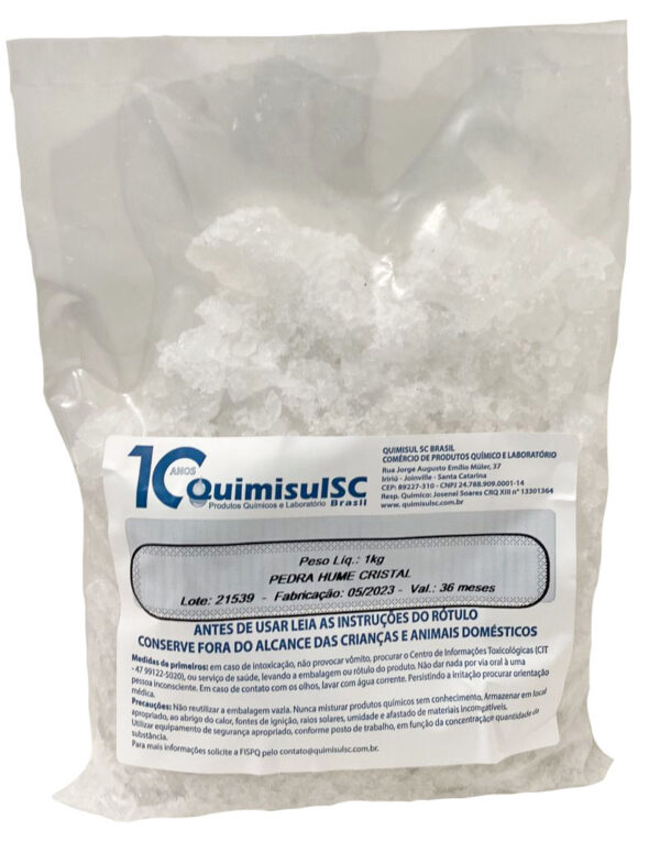 Pedra Hume Cristal 1 Kg