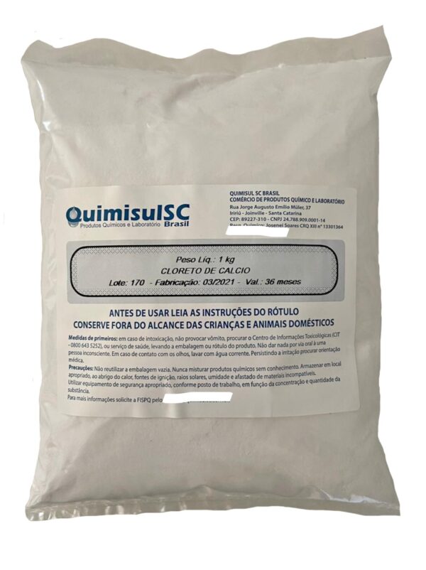 Cloreto De Cálcio Usp 500 Gramas
