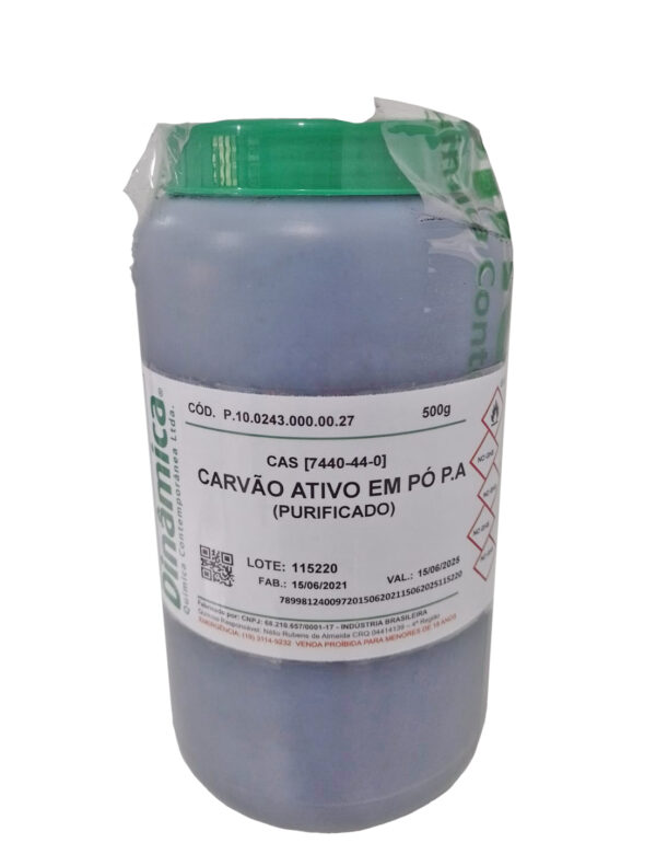 Carvão Ativo Pó (Purificado) Pa 500G