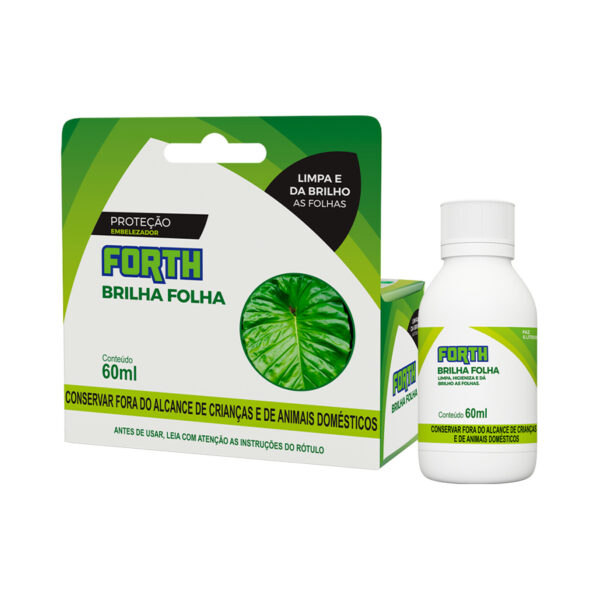 Forth Brilha Folha 60Ml - Embelezador De Plantas - Líquido Concentrado